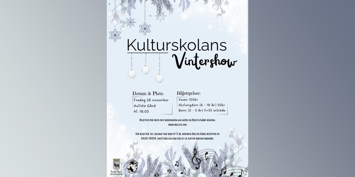 Kulturskolans Vintershow Bild