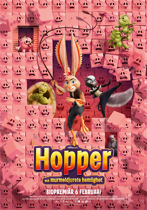 Hopper och murmeldjurets hemlighet poster