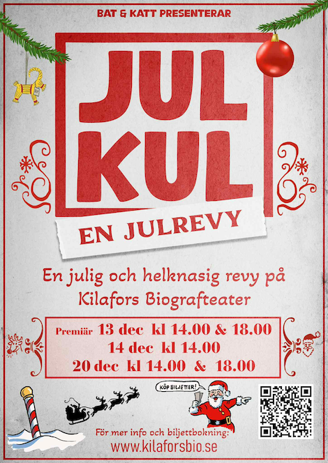 Julkul - En julrevy, med BAT & KATT poster