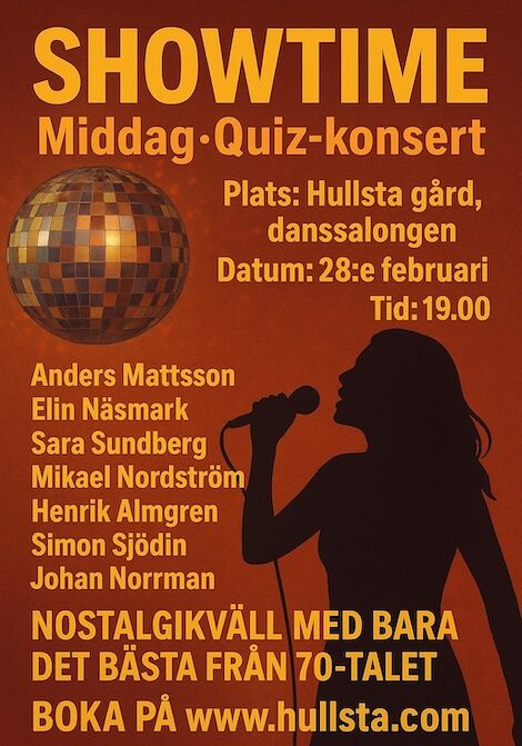 70-tals Kväll! poster