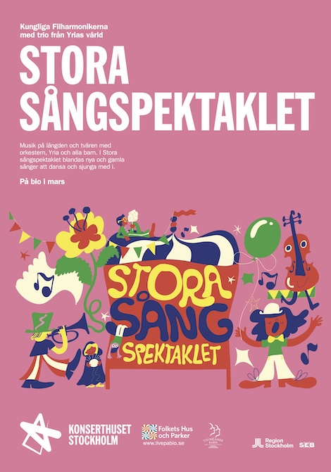 Stora sångspektaklet poster