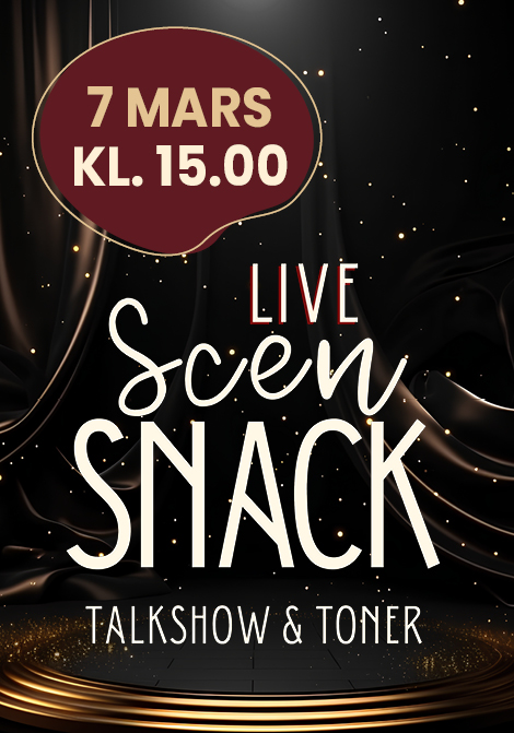 Scensnack Premiär poster