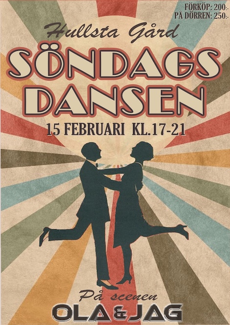 Söndagsdansen poster