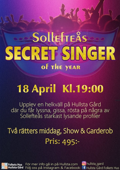 Sollefteå Secret Singer poster