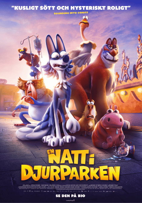 Affisch: En natt i djurparken