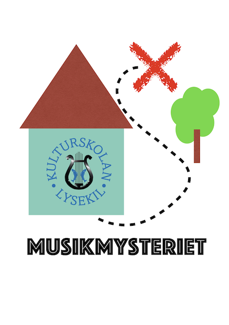 Affisch: Musikalen Musikmysteriet