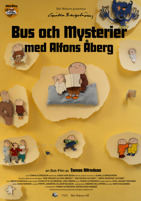 Filmposter för Bus och mysterier med Alfons Åberg