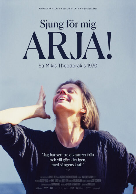Filmposter för Sjung för mig Arja